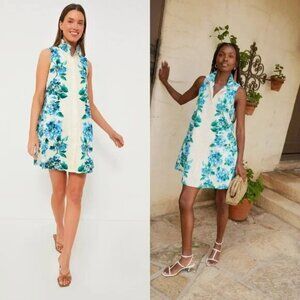 Tuckernuck NEW Water's Edge Hydrangea Sleeveless Ivory Charlie Dress‎ Size Large